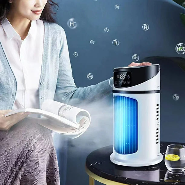 Portable Jinzheng Air Cooler, Quiet USB Fan for Desk & Bedroom