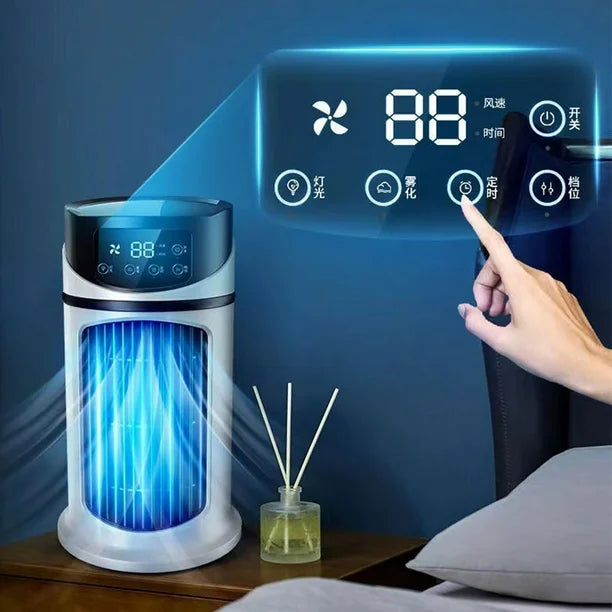 Portable Jinzheng Air Cooler, Quiet USB Fan for Desk & Bedroom