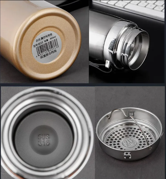 2-in-1 Summer Cooling Pack | Mini USB Air Cooler + 1L Stainless Steel Thermos