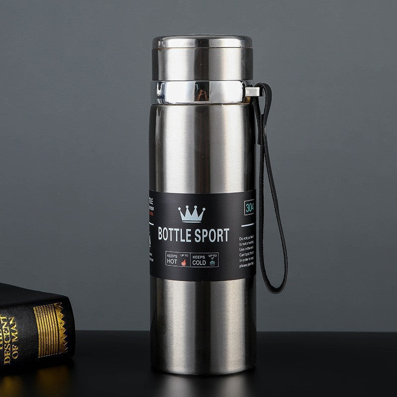 Stainless Steel Large Capacity Vacuum Cup | Car Travel Thermal Mug